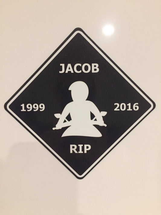 Memorial magnet, Jacob 1999-2016
