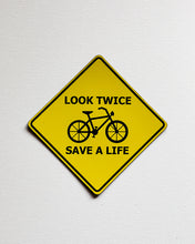 Bicycle - Look Twice, Save a Life magnet