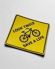 Bicycle - Look Twice, Save a Life magnet