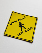 Pedestrian - Look Twice, Save a Life magnet